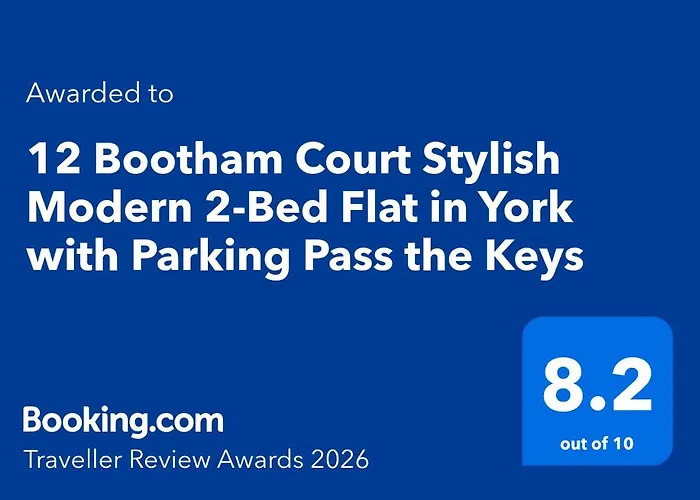 12 Bootham Court Stylish Modern 2-bed Flat In With Parking Pass The Keys Lägenhet